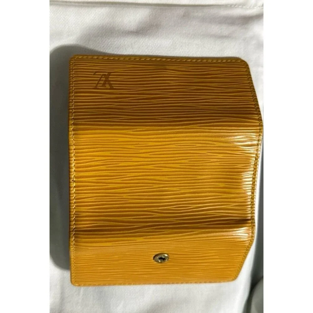 Louis Vuitton Yellow Epi Key Holder LV Epi key holders